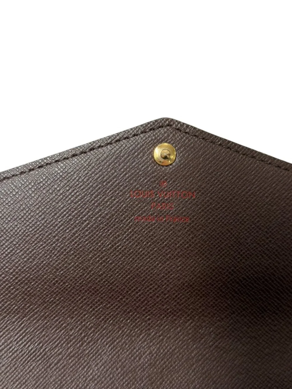 Louis Vuitton 2020 France Brown Damier Sarah Flap Wallet AS IS